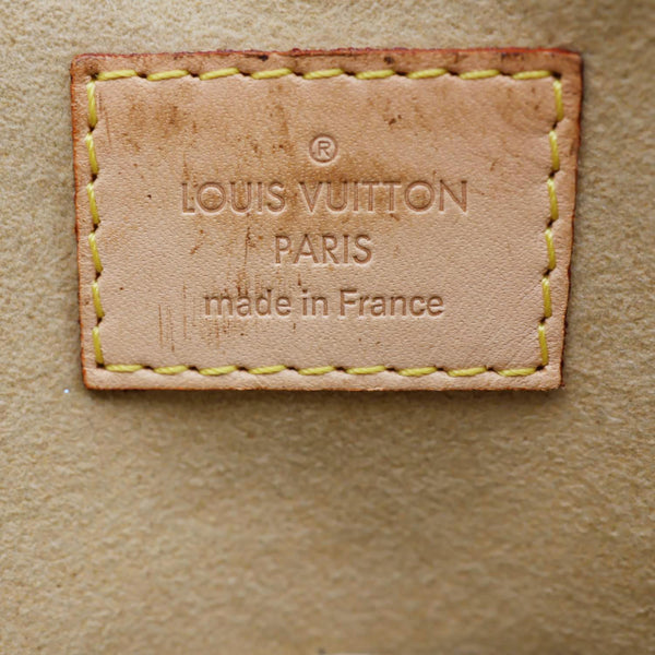 LOUIS VUITTON Evora MM Damier Azur Tote Shoulder Bag White