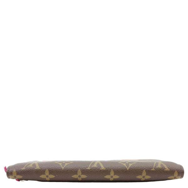 LOUIS VUITTON Weekend Christmas Animation Pochette Monogram Canvas Crossbody Bag Brown