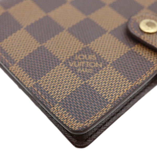 LOUIS VUITTON Agenda Damier Ebene Planner Cover Brown
