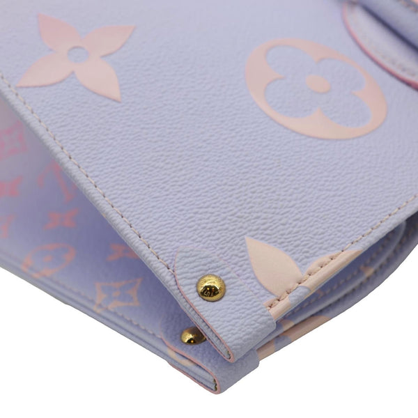 LOUIS VUITTON Onthego GM Monogram Giant Canvas Tote Bag Sunrise Pastel