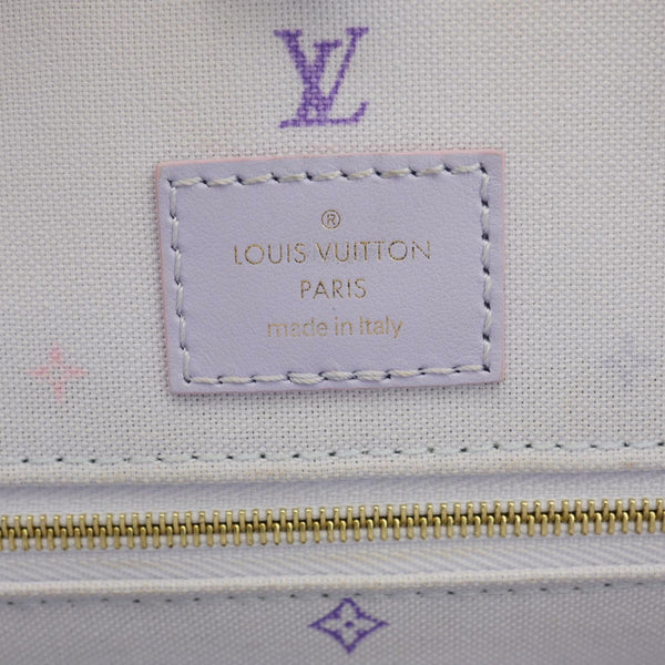 LOUIS VUITTON Onthego GM Monogram Giant Canvas Tote Bag Sunrise Pastel