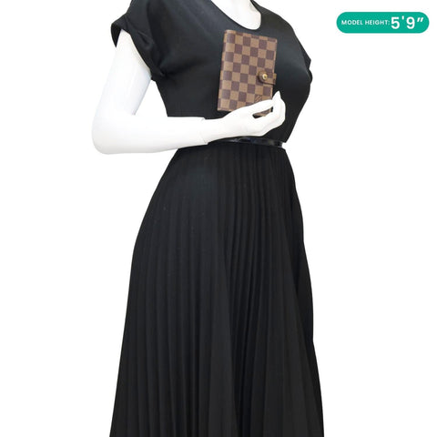 LOUIS VUITTON Agenda Damier Ebene Planner Cover Brown