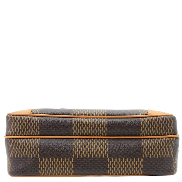 LOUIS VUITTON X Nigo Nil Monogram Ebene Canvas Messenger Bag Brown