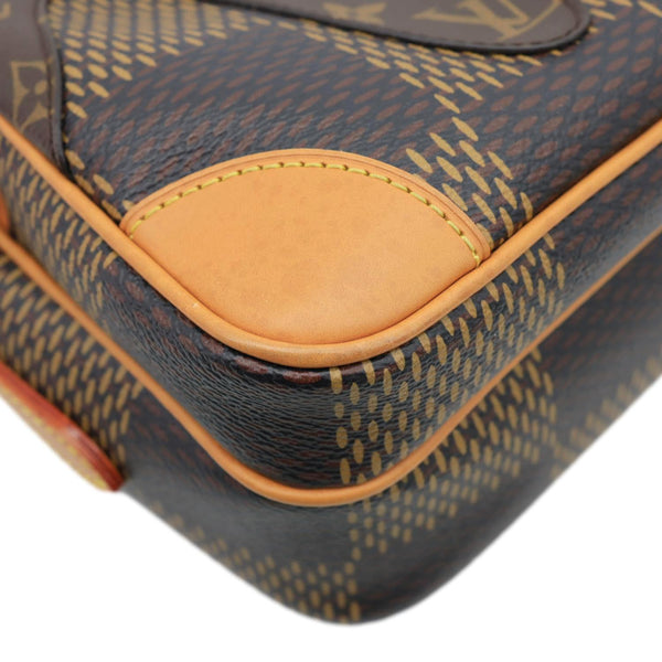 LOUIS VUITTON X Nigo Nil Monogram Ebene Canvas Messenger Bag Brown