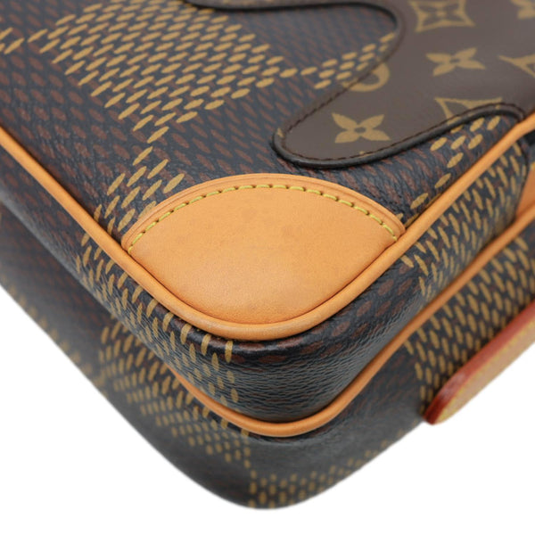LOUIS VUITTON X Nigo Nil Monogram Ebene Canvas Messenger Bag Brown
