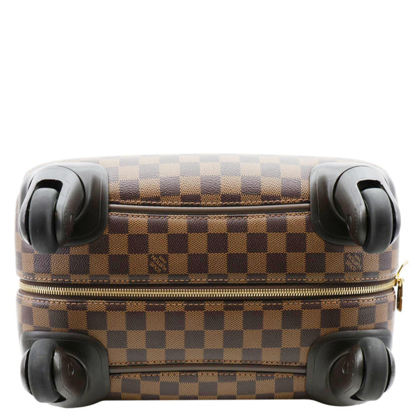 LOUIS VUITTON Zephyr 55 Damier Ebene Rolling Suitcase Luggage Brown