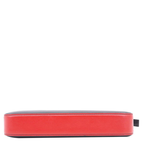 CHRISTIAN LOUBOUTIN Loubila Hybrid Calf Leather Crossbody Bag Red