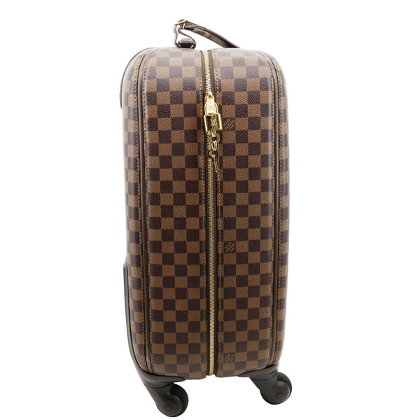 LOUIS VUITTON Zephyr 55 Damier Ebene Rolling Suitcase Luggage Brown