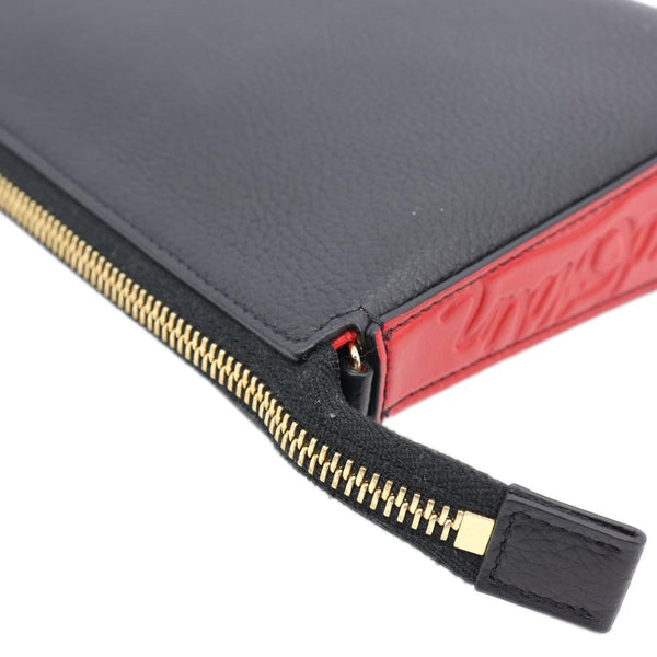 CHRISTIAN LOUBOUTIN Loubila Hybrid Calf Leather Crossbody Bag Red