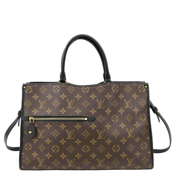LOUIS VUITTON Popincourt NM Monogram Canvas Tote Bag Brown