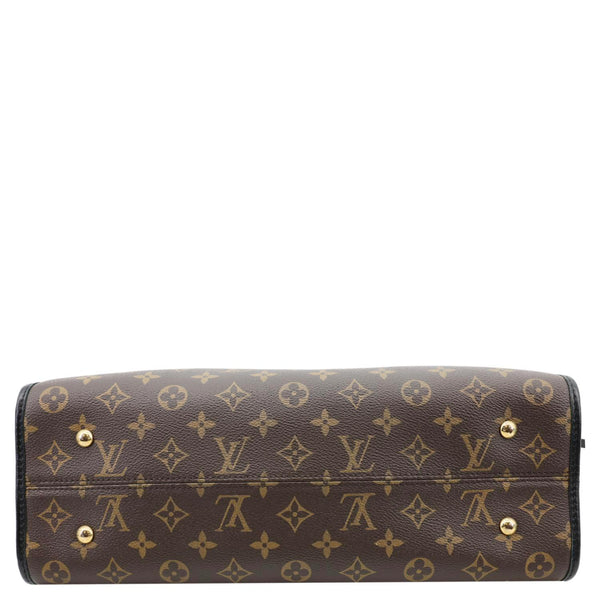 LOUIS VUITTON Popincourt NM Monogram Canvas Tote Bag Brown