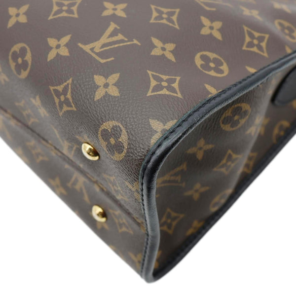 LOUIS VUITTON Popincourt NM Monogram Canvas Tote Bag Brown