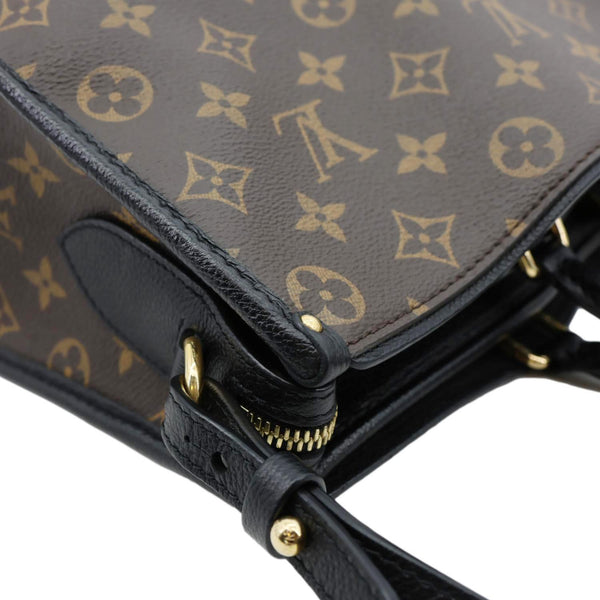 LOUIS VUITTON Popincourt NM Monogram Canvas Tote Bag Brown