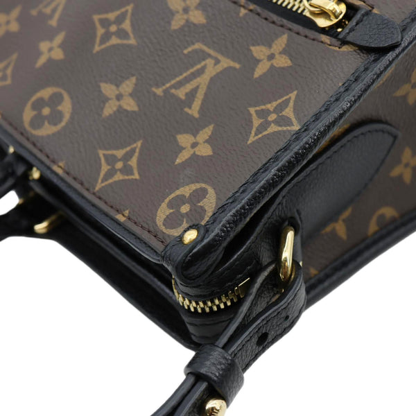 LOUIS VUITTON Popincourt NM Monogram Canvas Tote Bag Brown