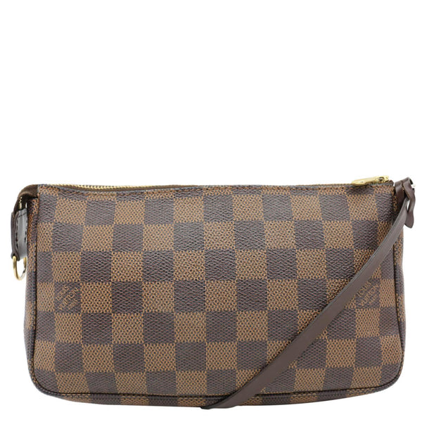 LOUIS VUITTON Pochette Accessoires Damier Ebene Pouch Brown