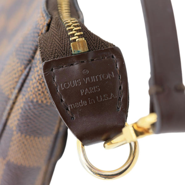 LOUIS VUITTON Pochette Accessoires Damier Ebene Pouch Brown