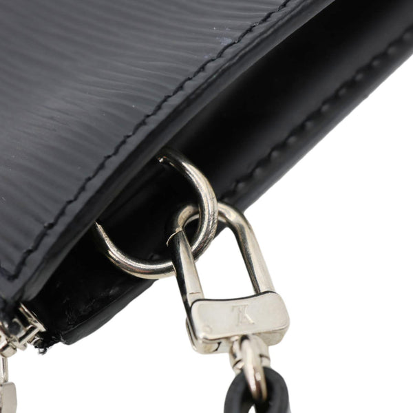 LOUIS VUITTON Pochette Accessoires Epi Leather Shoulder Bag Noir Black