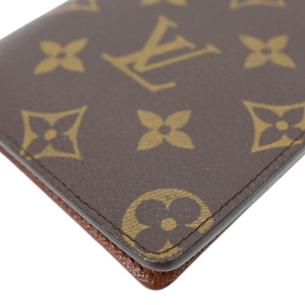 LOUIS VUITTON Monogram Canvas Long Wallet Brown