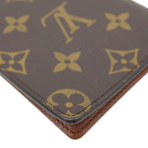 LOUIS VUITTON Monogram Canvas Long Wallet Brown