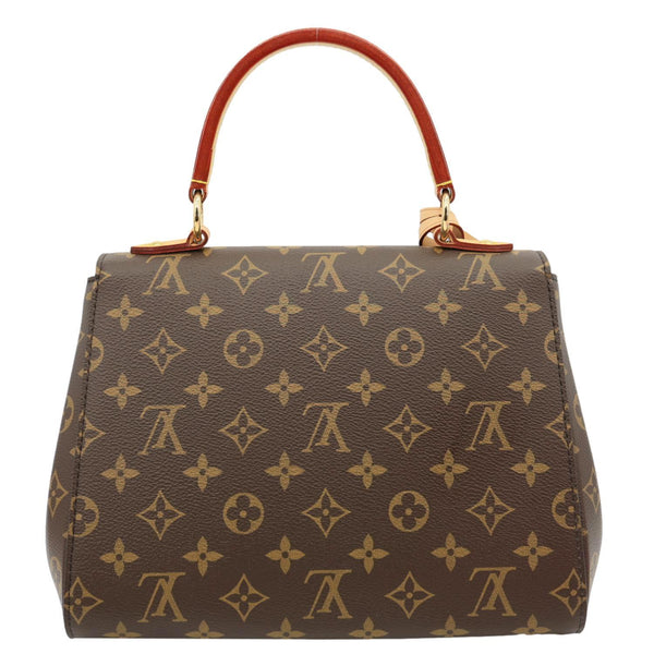 LOUIS VUITTON Cluny BB Monogram Canvas Crossbody Bag Brown