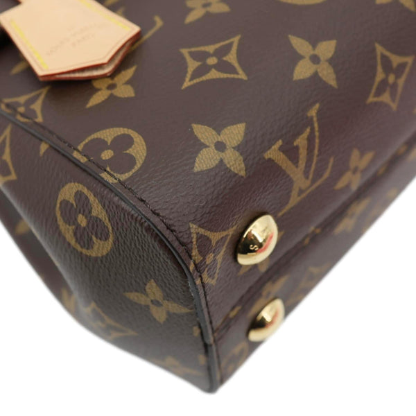 LOUIS VUITTON Cluny BB Monogram Canvas Crossbody Bag Brown