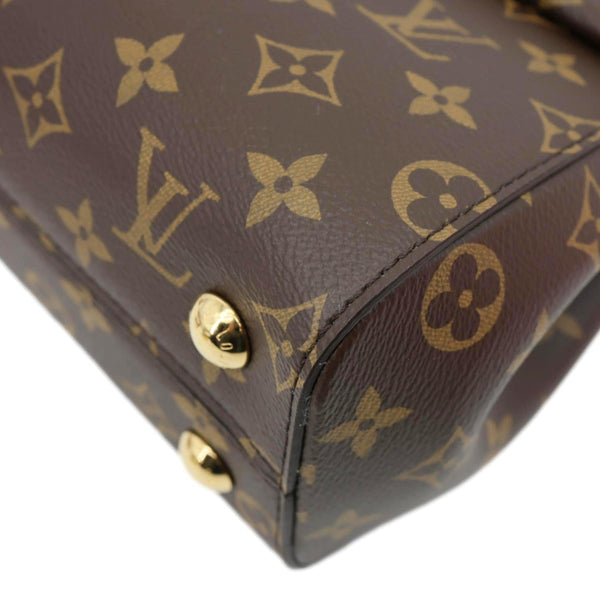 LOUIS VUITTON Cluny BB Monogram Canvas Crossbody Bag Brown