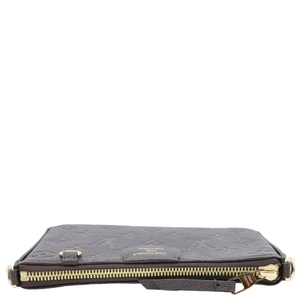 LOUIS VUITTON Easy Pouch On Strap Empreinte Leather Shoulder Bag Brown