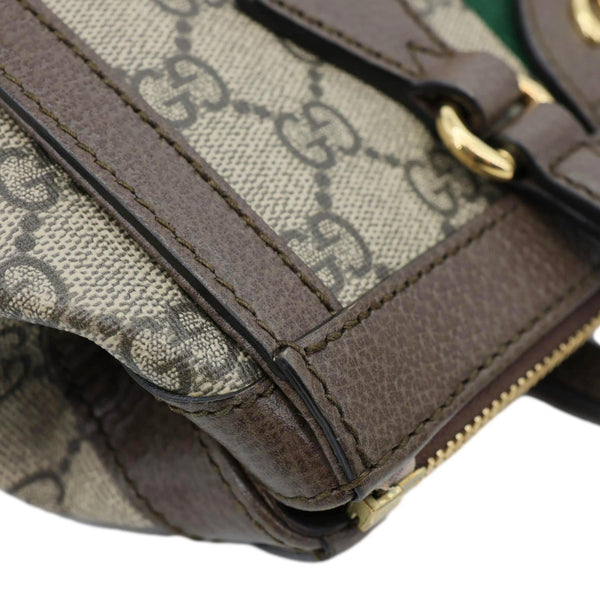 GUCCI Ophidia GG Small Supreme Canvas Tote Bag Beige 547551