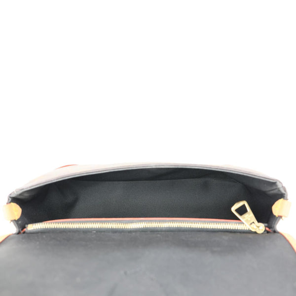 LOUIS VUITTON Diane Monogram Canvas Shoulder Bag Brown