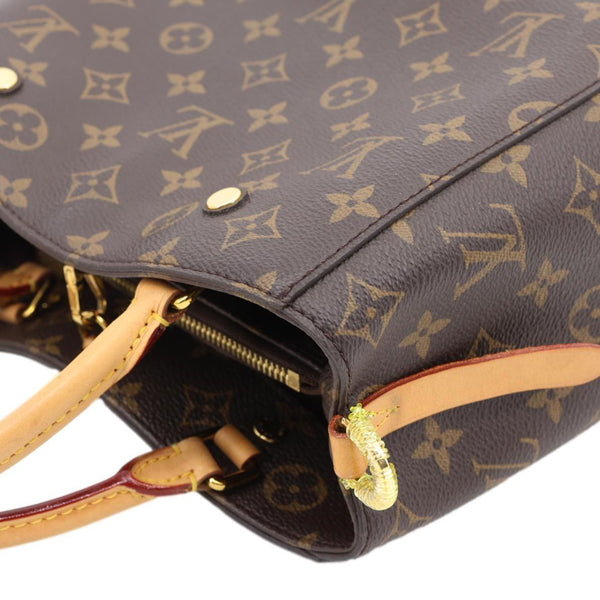 LOUIS VUITTON Montaigne BB Monogram Canvas Shoulder Bag Brown