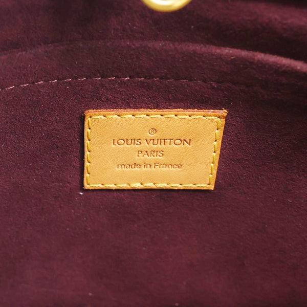 LOUIS VUITTON Montaigne BB Monogram Canvas Shoulder Bag Brown