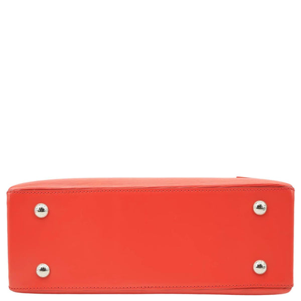 LOUIS VUITTON Kleber PM Epi Leather Shoulder Bag Red