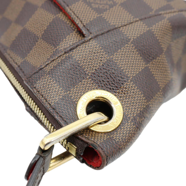 LOUIS VUITTON South Bank Besace Damier Ebene Crossbody Bag Brown
