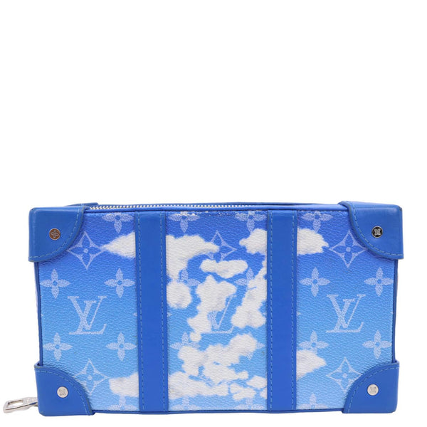 LOUIS VUITTON Soft Trunk Monogram Clouds Crossbody Bag Blue