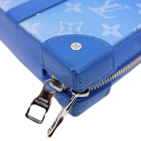 LOUIS VUITTON Soft Trunk Monogram Clouds Crossbody Bag Blue
