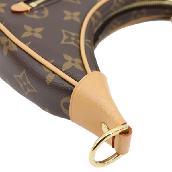 LOUIS VUITTON Loop Monogram Reverse Canvas Hobo Bag Brown