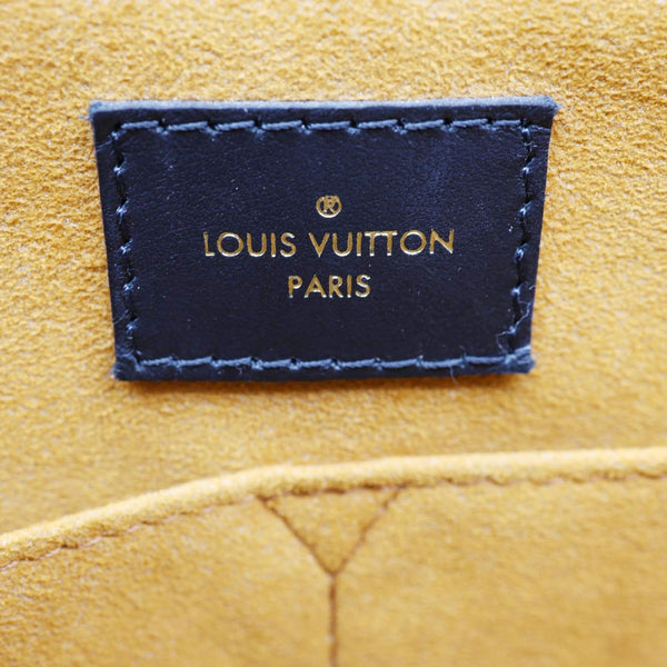 LOUIS VUITTON Onthego GM Monogram Empreinte Leather Tote Bag Black