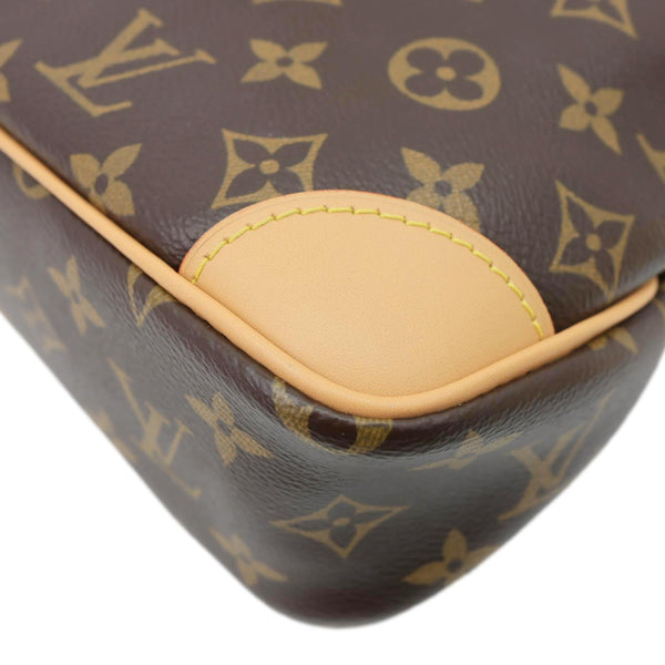 LOUIS VUITTON Odeon NM PM Monogram Canvas Shoulder Bag Brown
