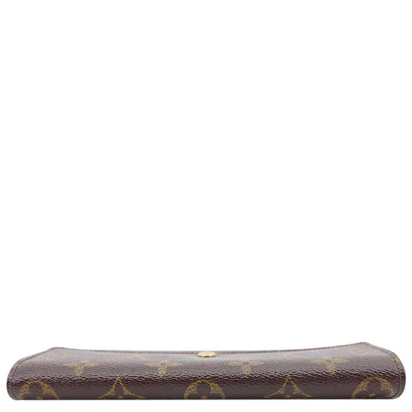 LOUIS VUITTON Sarah Vintage Monogram Canvas Wallet Brown