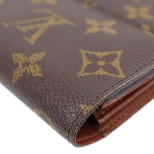 LOUIS VUITTON Sarah Vintage Monogram Canvas Wallet Brown