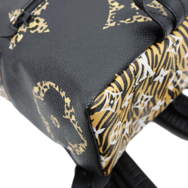 LOUIS VUITTON Palm Springs Jungle PM Monogram Giant Canvas Backpack Black