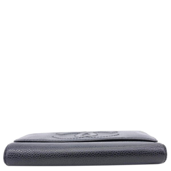 CHANEL Timeless CC Caviar Leather Wallet Black