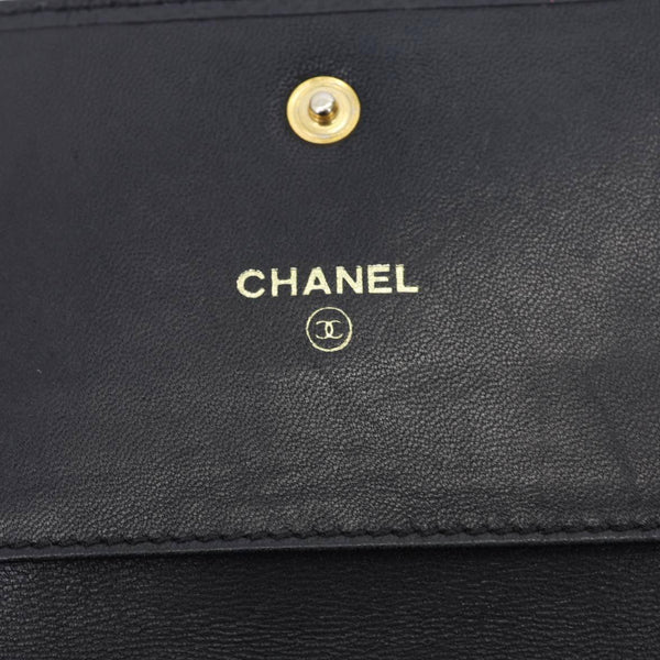 CHANEL Timeless CC Caviar Leather Wallet Black