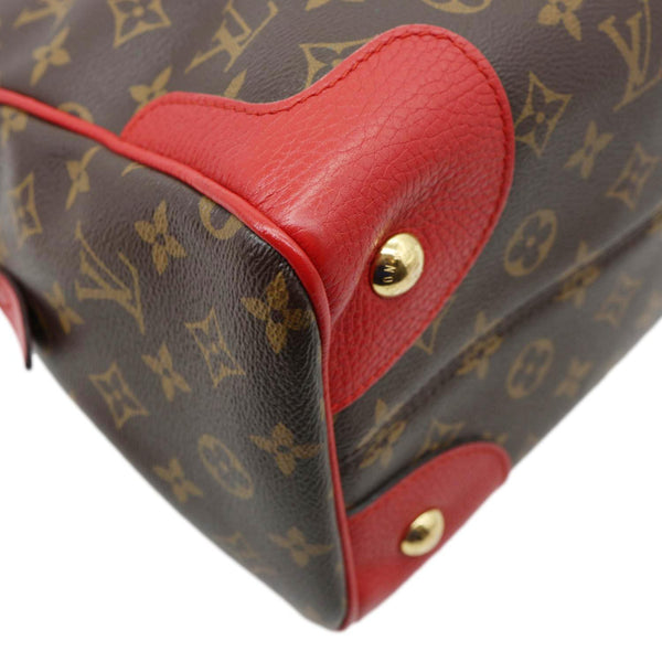 LOUIS VUITTON Retiro NM Monogram Canvas 2Way Shoulder Bag Red