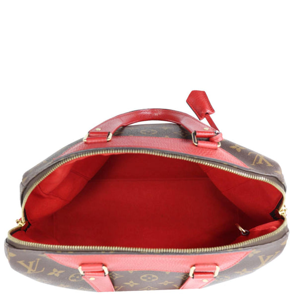 LOUIS VUITTON Retiro NM Monogram Canvas 2Way Shoulder Bag Red