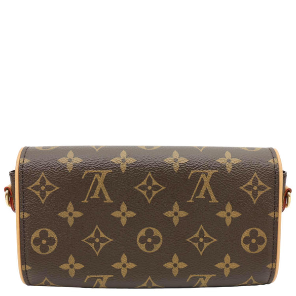 LOUIS VUITTON Camille Pochette Monogram Canvas Shoulder Bag Brown