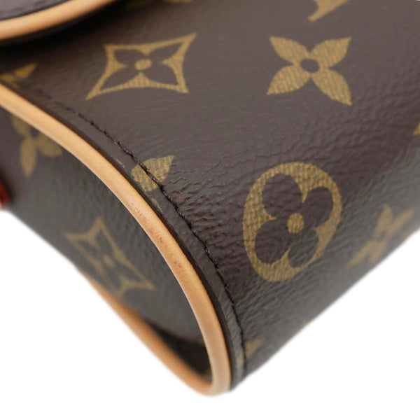 LOUIS VUITTON Camille Pochette Monogram Canvas Shoulder Bag Brown