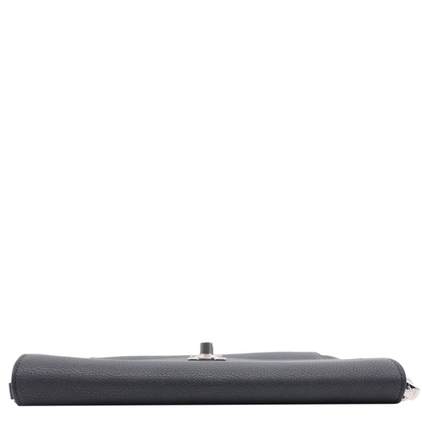 LOUIS VUITTON Mylockme Leather Chain Crossbody Bag Black