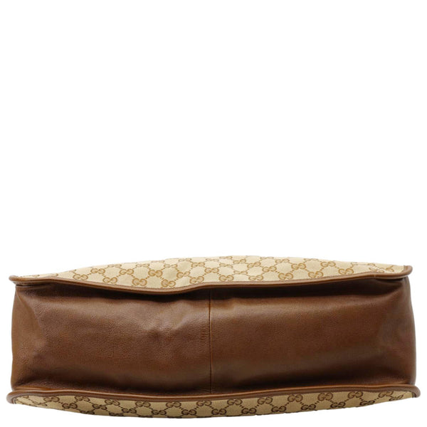 GUCCI Horsebit 1955 Large GG Canvas Tote Bag Beige 623695