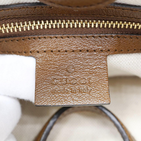 GUCCI Horsebit 1955 Large GG Canvas Tote Bag Beige 623695